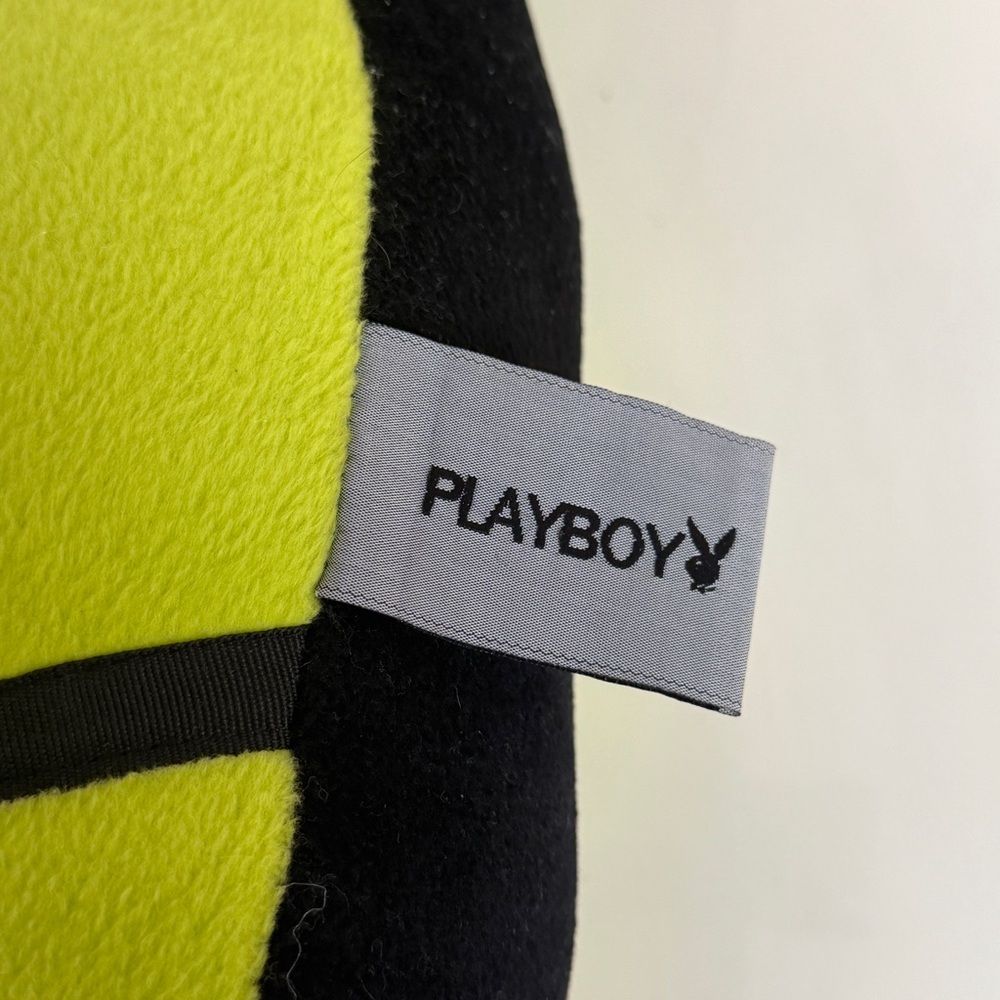 Playboy Y2K lime green bunny head pillow - Picture 9 of 15